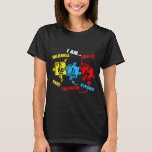 Chemistry Elements Periodic Table Puzzle Autism Aw T-Shirt