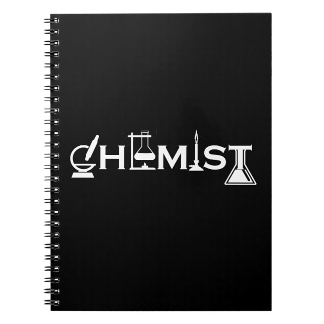 Chemistry funny chemist gifts notebook (Front)
