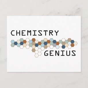 Chemistry Genius Postcard