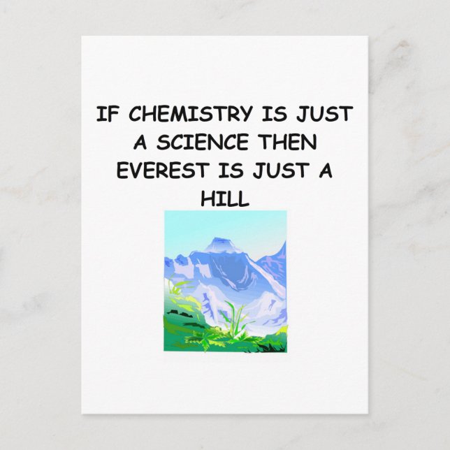 CHEMISTRY gifts Postcard (Front)