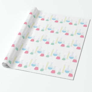 Chemistry Glassware Wrapping Paper