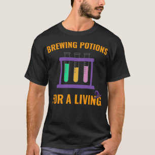 Chemistry Halloween Chemist Funny Witch T-Shirt