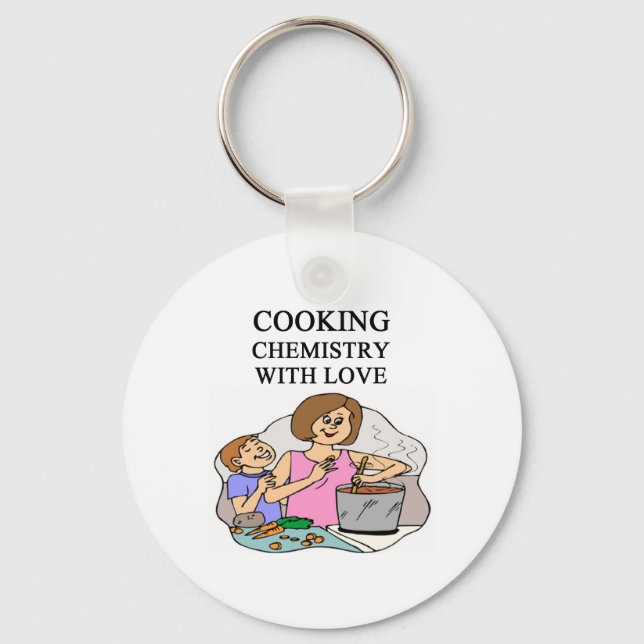 chemistry is cooking key ring (Front)