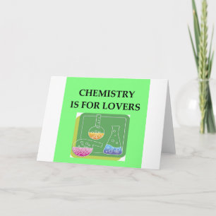 CHEMISTRY is for lovers Holiday Card