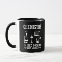 chemistry is like cooking funny chemist quote