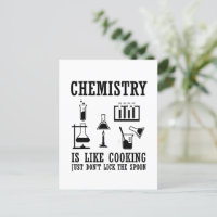 chemistry is like cooking funny chemist quote