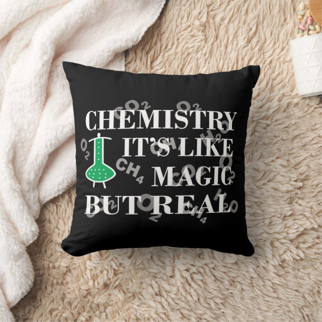 Chemistry is like magic but real cushion (Blanket)