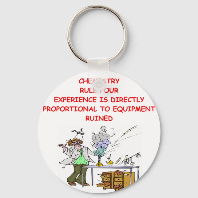 chemistry joke key ring (Front)