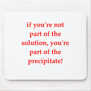 chemistry joke mouse pad