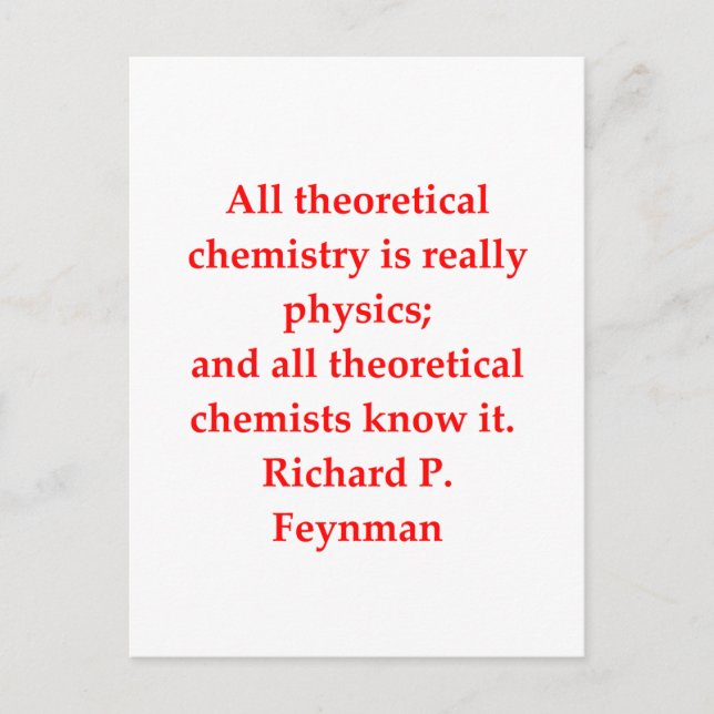 chemistry joke postcard (Front)