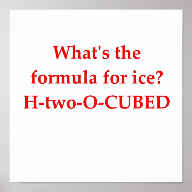 chemistry joke poster (Front)