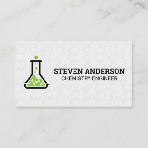 Chemistry Lab Beak Equipment Science Business Card