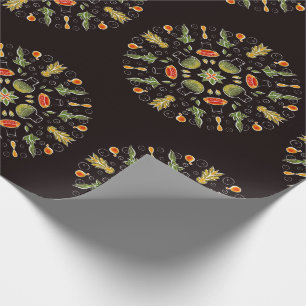 Chemistry Lab Botanical Pattern For Chemist Wrapping Paper