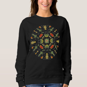 Chemistry Lab Science Botanical Pattern Sweatshirt