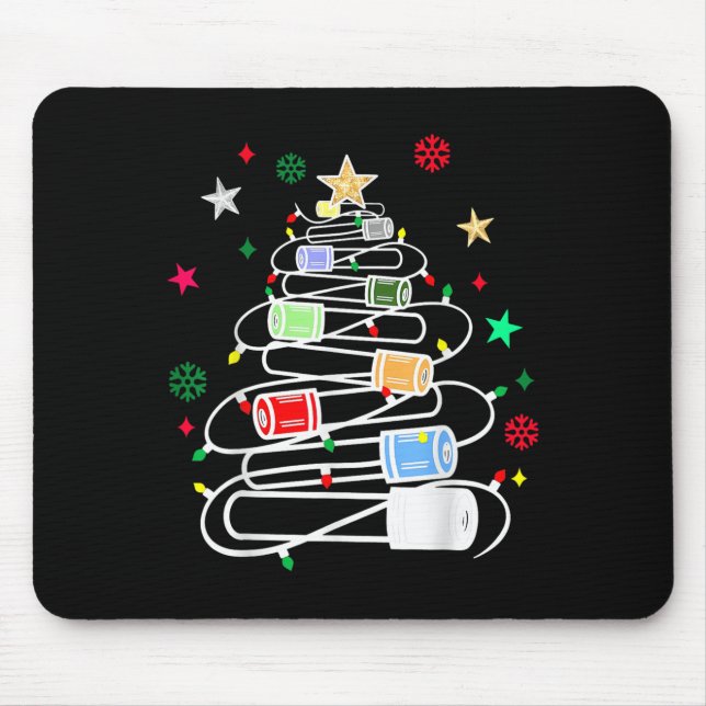 Chemistry Lab Scientist Phlebotomist Christmas Tes Mouse Pad (Front)