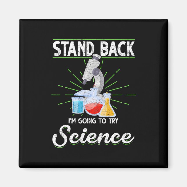 Chemistry Laboratory Physics Science Biology Magnet (Front)