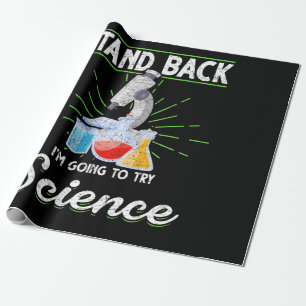 Chemistry Laboratory Physics Science Biology Wrapping Paper