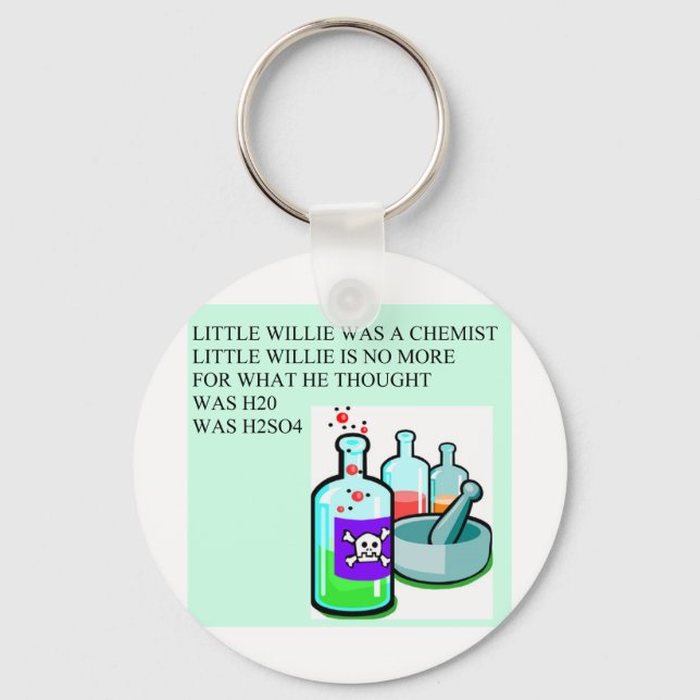chemistry little willie rhyme key ring (Front)
