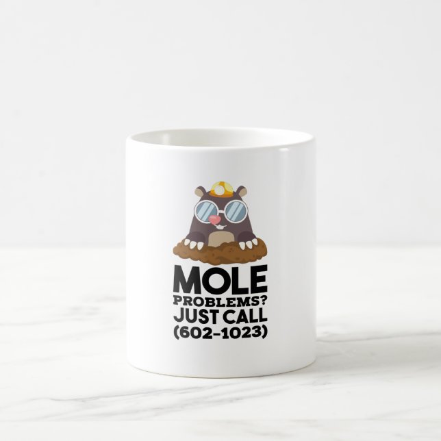 Chemistry - Mole Problems  Coffee Mug (Center)