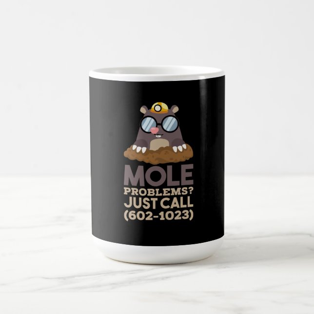 Chemistry - Mole Problems Coffee Mug (Center)