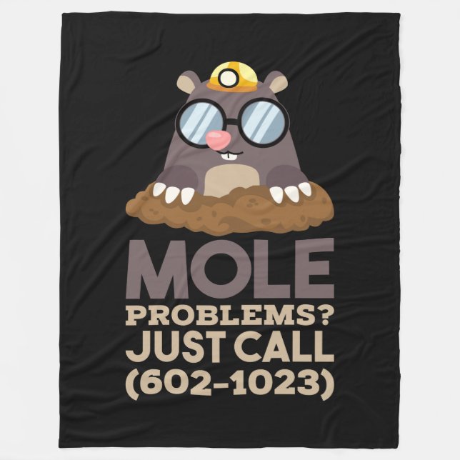Chemistry - Mole Problems Fleece Blanket (Front)
