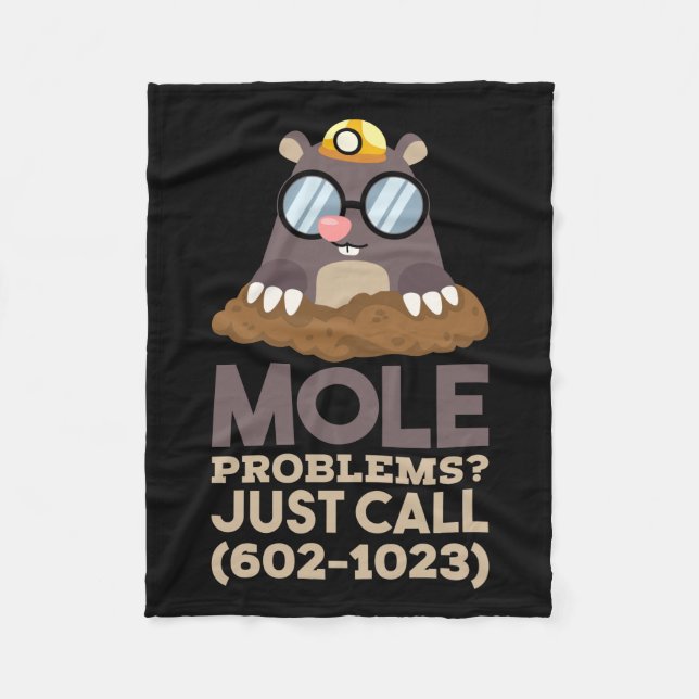 Chemistry - Mole Problems Fleece Blanket (Front)