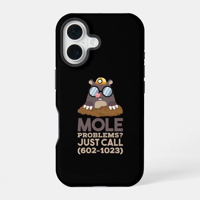 Chemistry - Mole Problems iPhone 16 Case (Back)