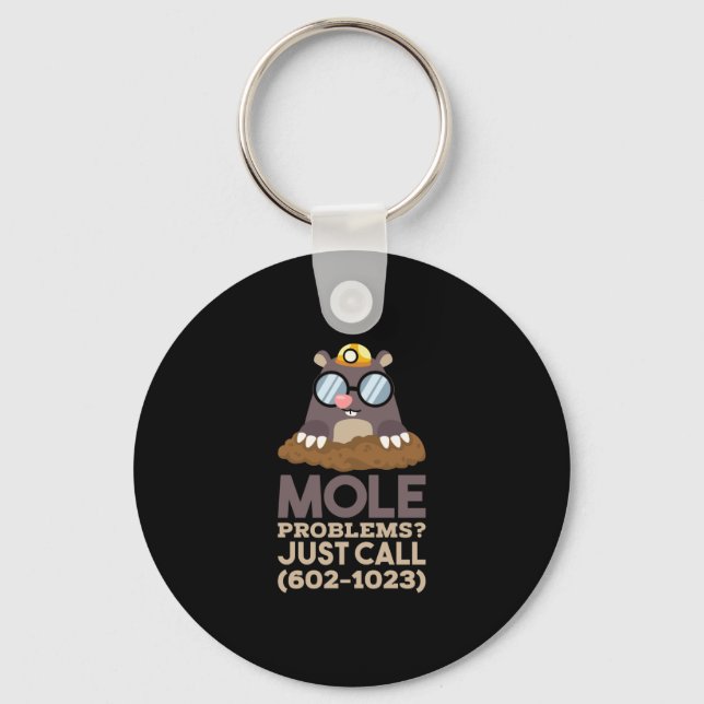 Chemistry - Mole Problems Key Ring (Front)