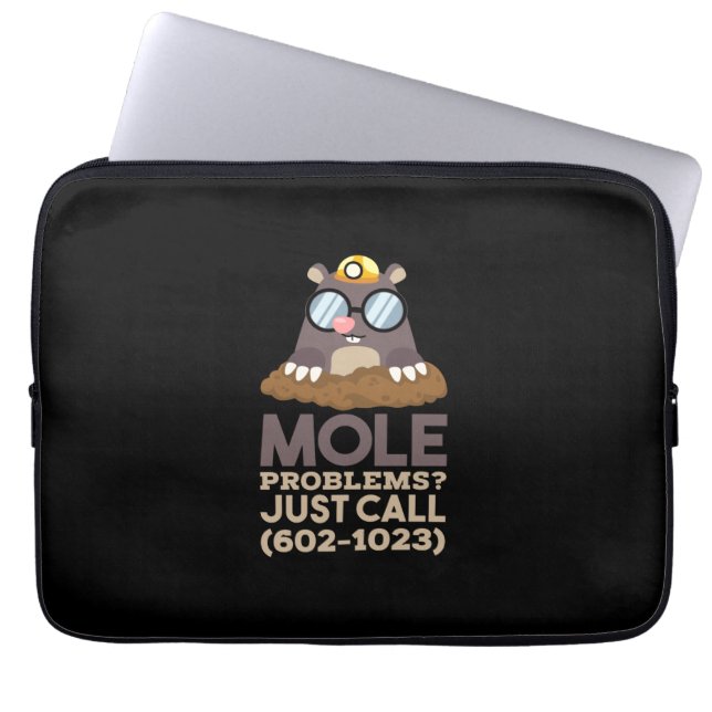 Chemistry - Mole Problems Laptop Sleeve (Front)