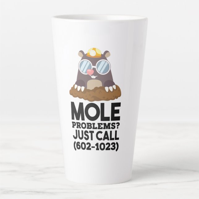 Chemistry - Mole Problems  Latte Mug (Front)