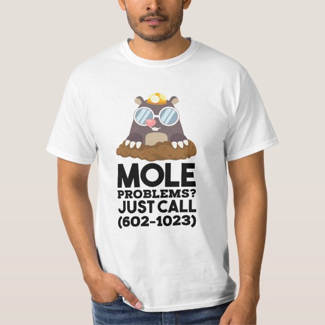 Chemistry - Mole Problems  T-Shirt (Front)