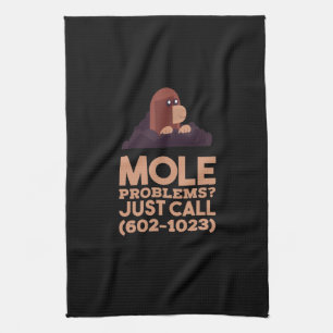 Chemistry - Mole Problems Tea Towel
