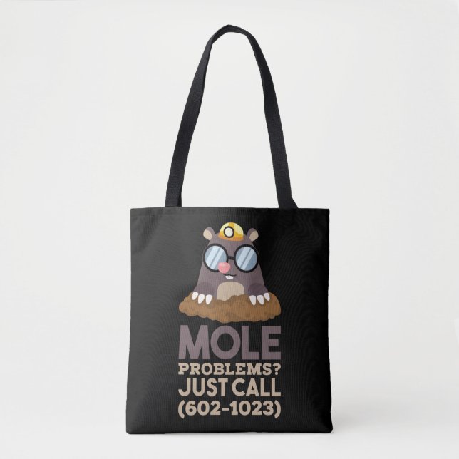Chemistry - Mole Problems Tote Bag (Front)
