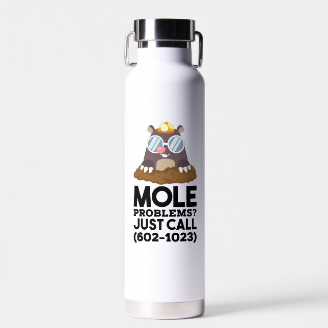 Chemistry - Mole Problems  Water Bottle (Front)
