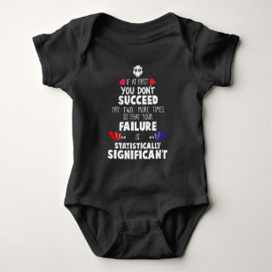 Chemistry Nerd Science Failure and Success Baby Bodysuit