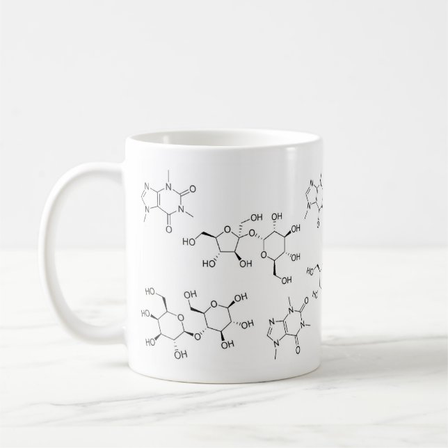 Chemistry of Tea and Coffee Mug (Left)