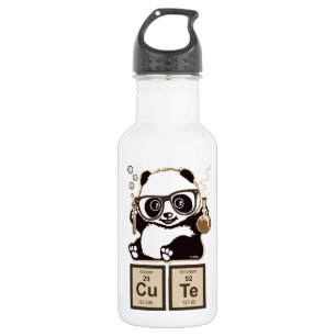 Chemistry panda discovered cute 532 ml water bottle