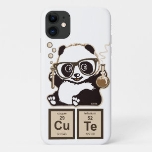 Chemistry panda discovered cute Case-Mate iPhone case
