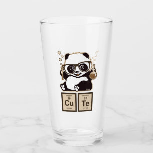 Chemistry panda discovered cute glass