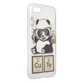 Chemistry panda discovered cute uncommon iPhone case (Back/Right)