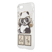 Chemistry panda discovered cute uncommon iPhone case (Back/Left)