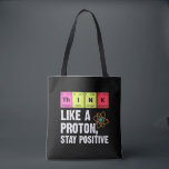 Chemistry Physicists Teacher Student Proton Scienc Tote Bag<br><div class="desc">Funny Nerdy Science Surprise for a student,  chemist,  Physics,  teacher,  scientist or pharmacist. Ideal Gift for all Science Nerds who like experimenting or doing an experiment in the laboratory or lab.</div>