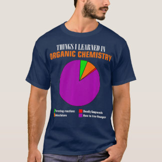 Chemistry pie chart hexagon compounds funny gift T-Shirt