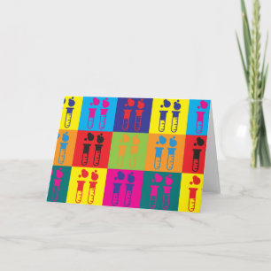 Chemistry Pop Art Card