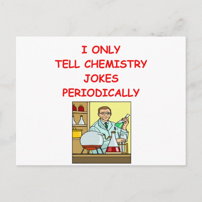 chemistry postcard (Front)