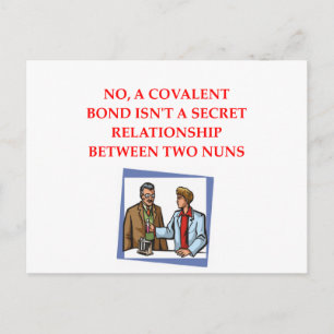 chemistry postcard