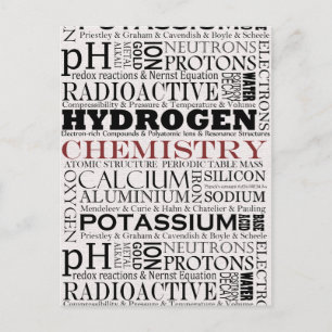 Chemistry postcard