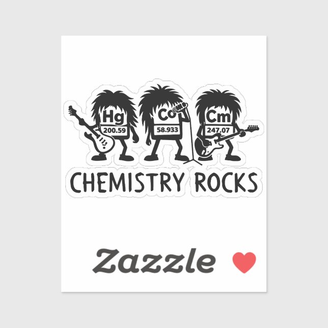 Chemistry Rocks Science Rock Band (Sheet)