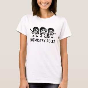 Chemistry Rocks Science Rock Band T-Shirt