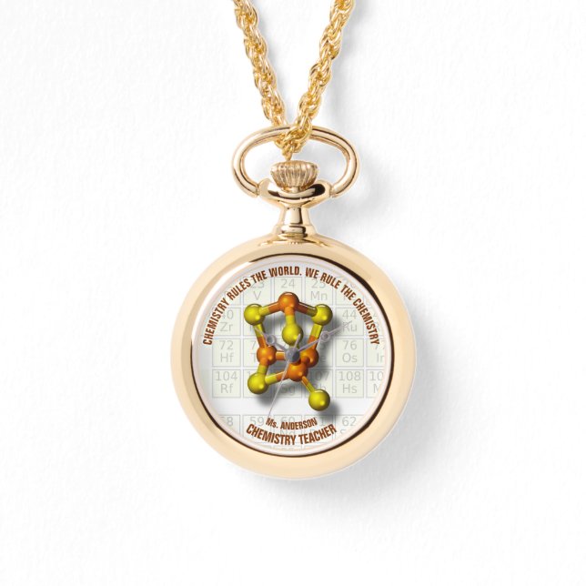 Chemistry School College Or University Teacher Watch (Front)